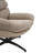 Alcuin Slipcovered Swivel Accent Chair with Footstool