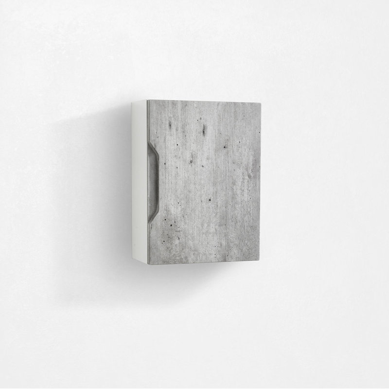 Knapen Bathroom Cabinet, Cement