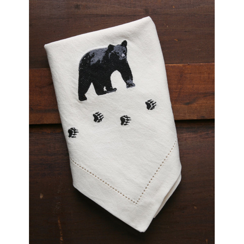 Serviette en coton 20 po ours Emmanuel