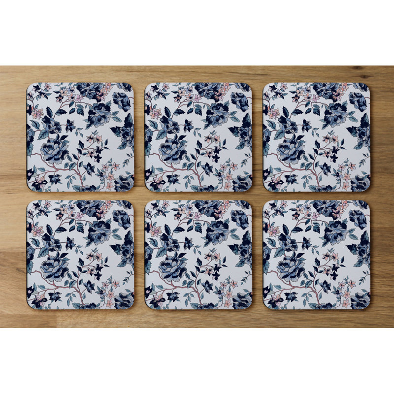 Square 6 Piece Coaster Set