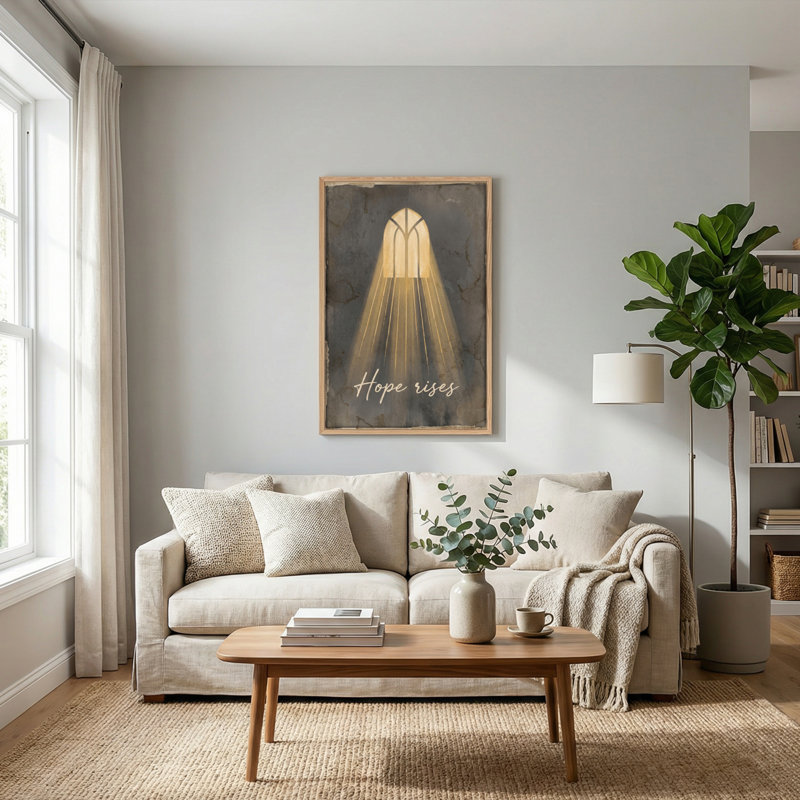 Ensemble d'un tableau sur toile « L'espoir renaît », H 24 po x l 18 po, Naturel