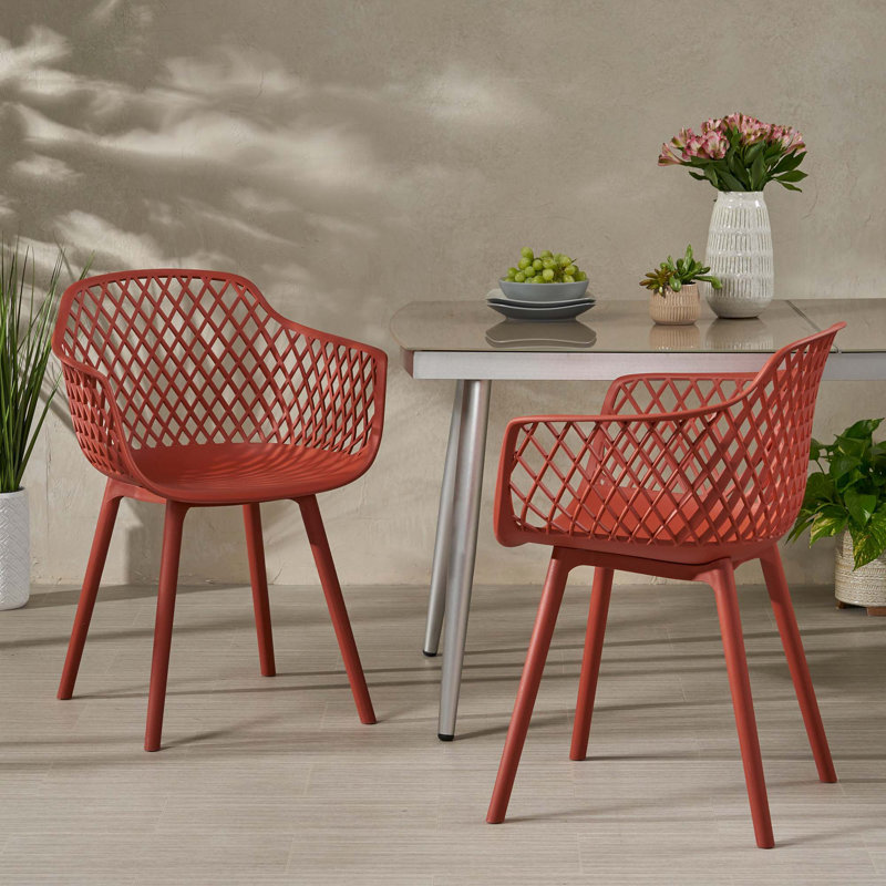 Chaise moderne coquelicot, Rouge
