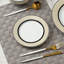 Waterside 12pc York Cream Band Porcelain Dinner Set