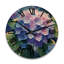 Blue Green Hydrangea Bloom - Hydrangea Oversized Wood Wall Clock-44310838
