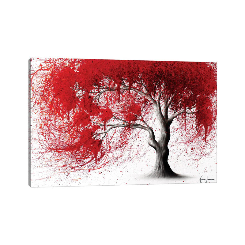 «Western Iron Tree» par Ashvin Harrison - impression d'art graphique, Toile tendue, H 40 po x l 60 po x 1,5 po