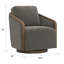 Fauteuil pivotant gris-1088691411