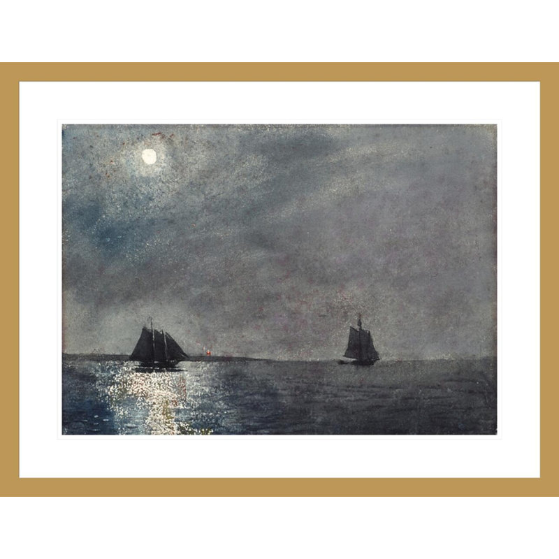 «Eastern Point Light» par Winslow Homer, impression giclée sur cadre, H 22,92 po x l 29,5 po