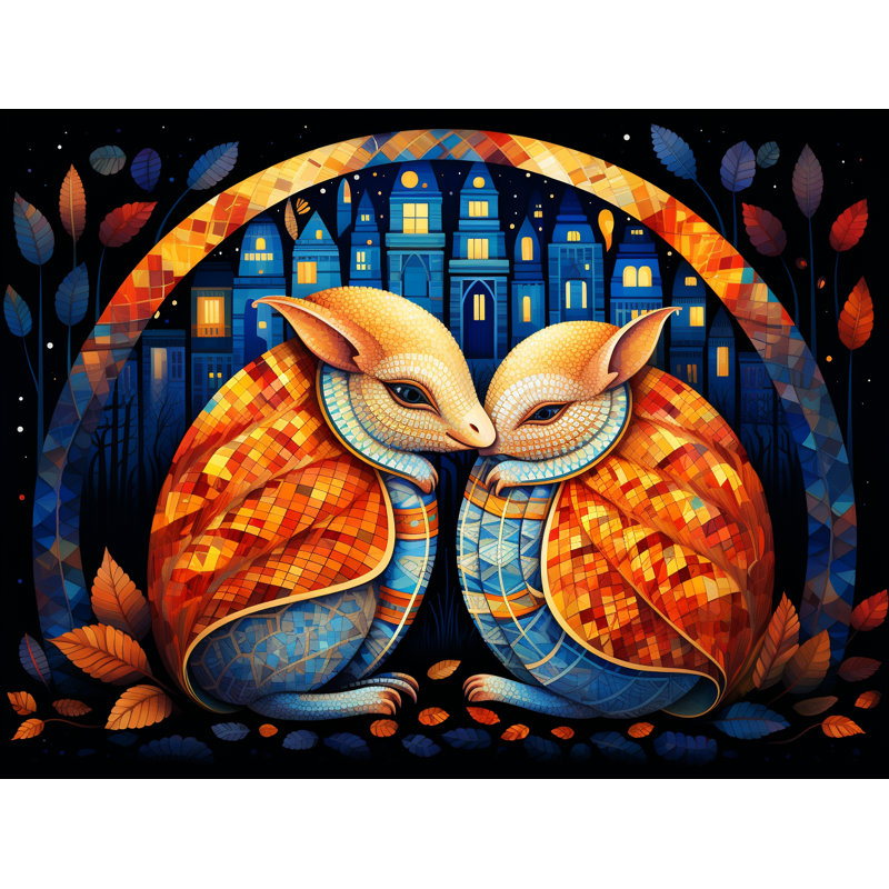 Armadillo Shower Curtain, 83"H x 70"W