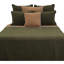 Couvre-lit - très grand Wooded River - sauge unie - 114 x 98-112701027
