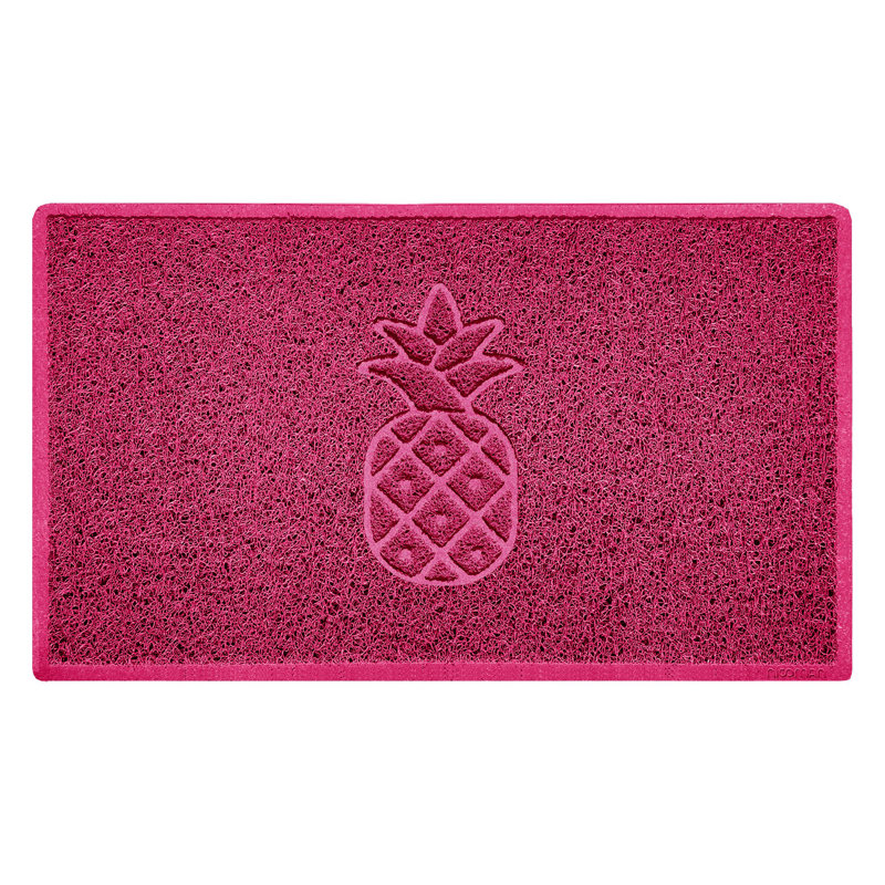 Non-Slip Indoor Doormat, Black, 1.2cm H x 45cm W x 75cm L