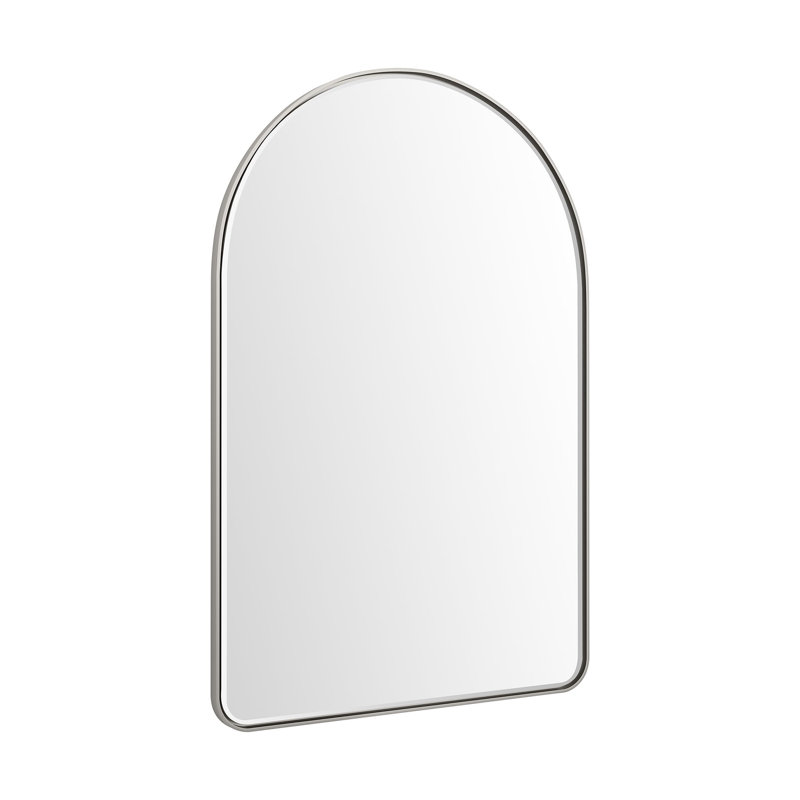 Rohe Arch Mirror, Satin Nickel