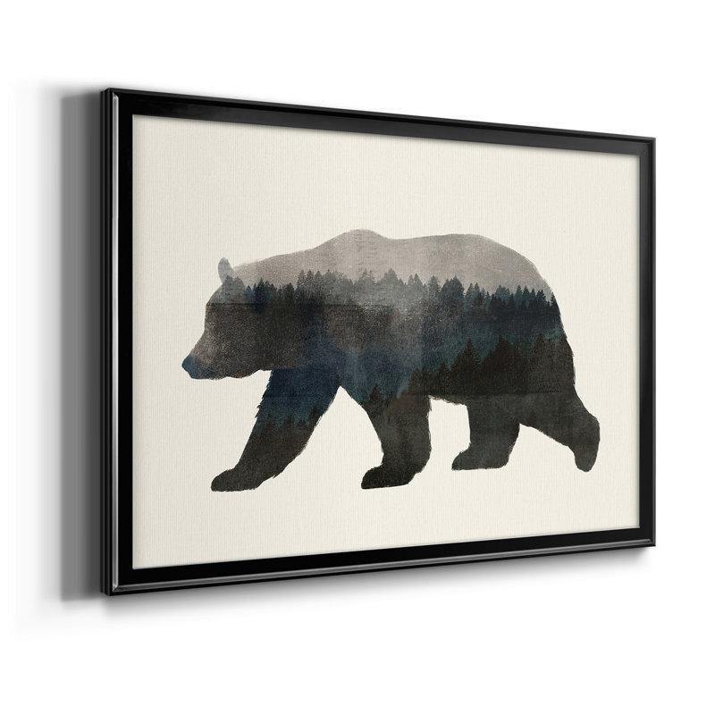 The Wilderness II - ensemble de 2 peintures encadrées, Noir, H 24,5 po x l 37 po x P 1 po