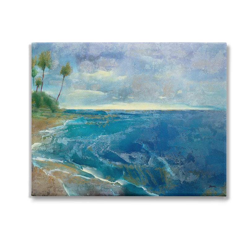 Art moderne sur toile, "Modern Pattern Tropics" par Scott Brems, H 24 po x l 30 po