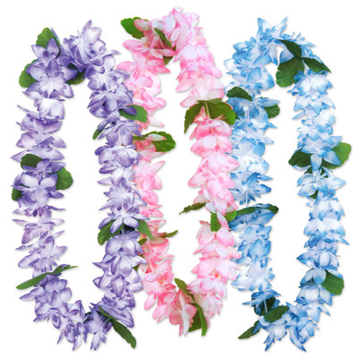 Island Floral Leis - Pack of 6