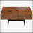 33'' Mid Century Square Wooden Coffee Table with 3 Drawers, Tempered Glass and Solid Wood Legs for Living Room-2142287557