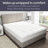 Plymouth Home Down Mattress Topper - Full 2-Inch 100% Duck Feather Gusset Bed with 233-Thread Count Cotton Mattress Topper Cover - Plush Pillow Top for Cushion and Support-19700018-120327856