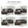 4 Seater Sofa & Chaise