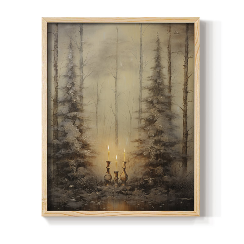 «Christmas Holiday Art», reproduction encadrée Dxxix, Naturel, H 11 po x l 9 po