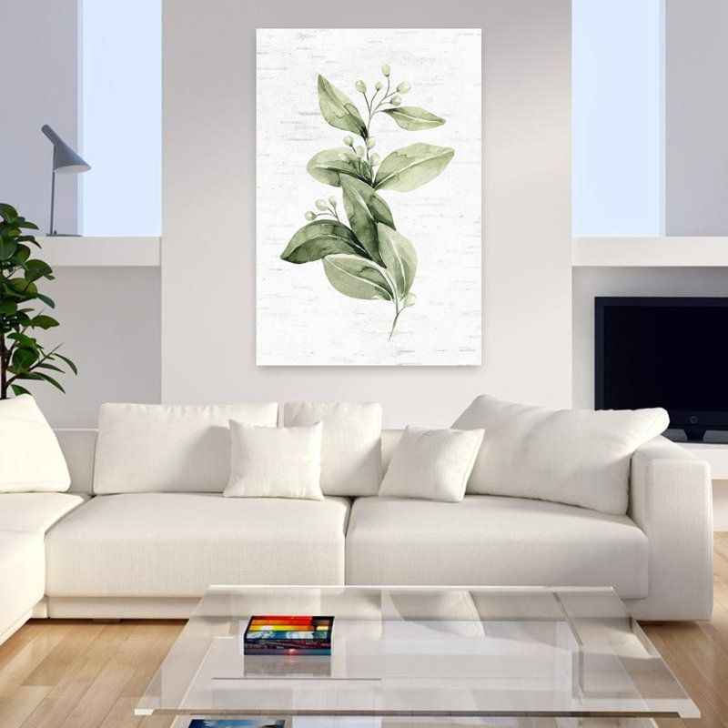 Leafy Retreat 5, art naturel contemporain, H 48 po x l 32 po