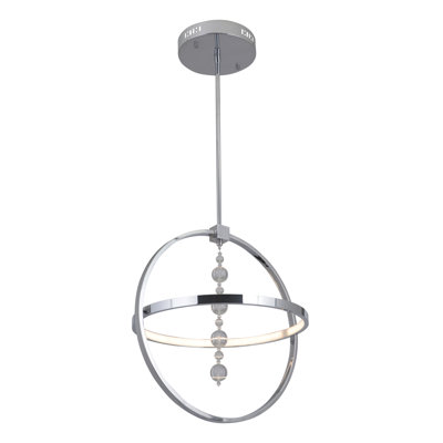 Lustre sphérique unique à 2 lumières Aliyonna