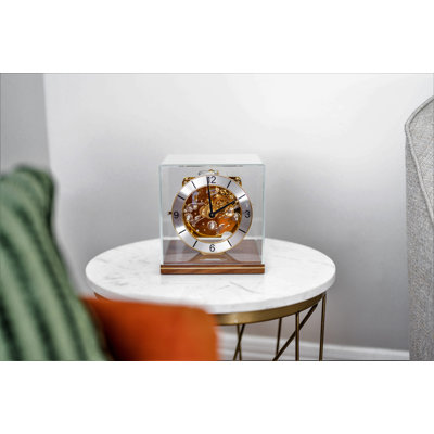 Analogue Metal Mechanical Tabletop Clock