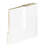 White Primed Smooth Solid Wood Core 1-Panel Door Slab-108584046