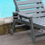 Chaise longue d'extérieur avec dossier réglable à 4 positions pour le patio, la piscine et la terrasse-1531073281