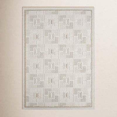 Hildegard Checkered Outdoor Rug