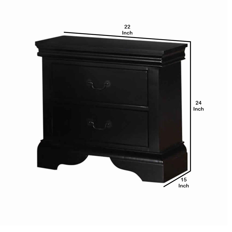 Table de chevet 2 tiroirs Gachot
