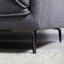 Canapé modulaire gris en coton et lin-1172980669