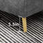 Grand lit en velours avec tête de lit, confortable et attrayant, matériaux, améliore l'apparence de la chambre à coucher Revêtement gris, cadre, bruit - Sleep At Night-1122531821