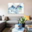 Blue Marble 1 Piece Painting on Canvas-49965158-101415684