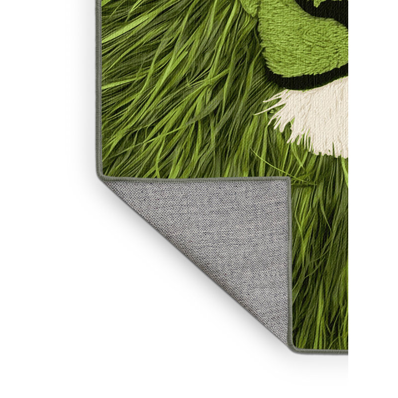  Tapis lavable à motif de gros chats lion, Tapis de couloir 2 pi x 5 pi