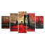 «Black Bridge», art mural noir