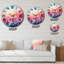 Cotton Candy I - Horloge murale paysage abstrait-1842242095
