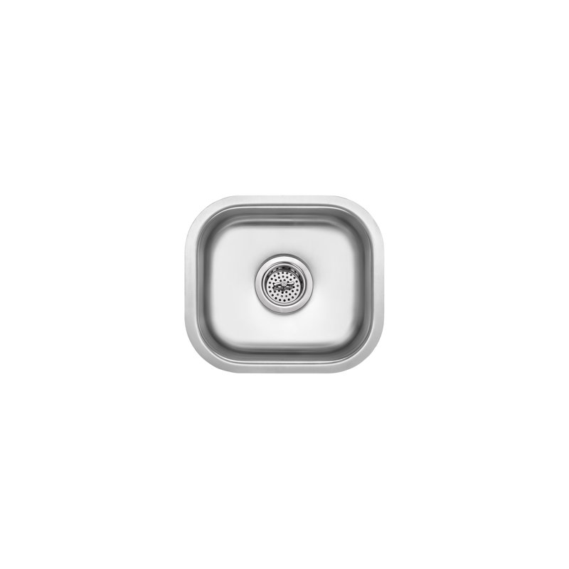 12.75'' L Single Bowl Stainless Steel Kitchen Sink
