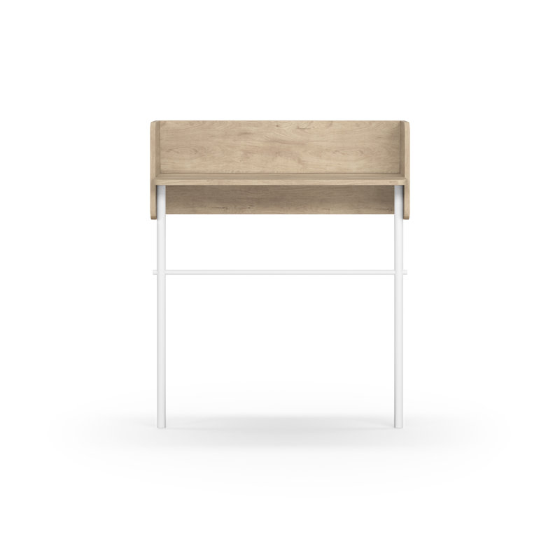 Alisande 80cm Console Table, Light Oak, White