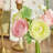 Artificial Ranunculus Centerpiece in Vase