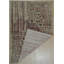 5x8 Ivory Machine Made Wool Viscose Distressed Floral Medallion Geometric Modern Contemporary Carpet Rug