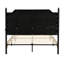 Bed Frame With Upholstered Headboard And Touch Sensitive LED Lights-243477471