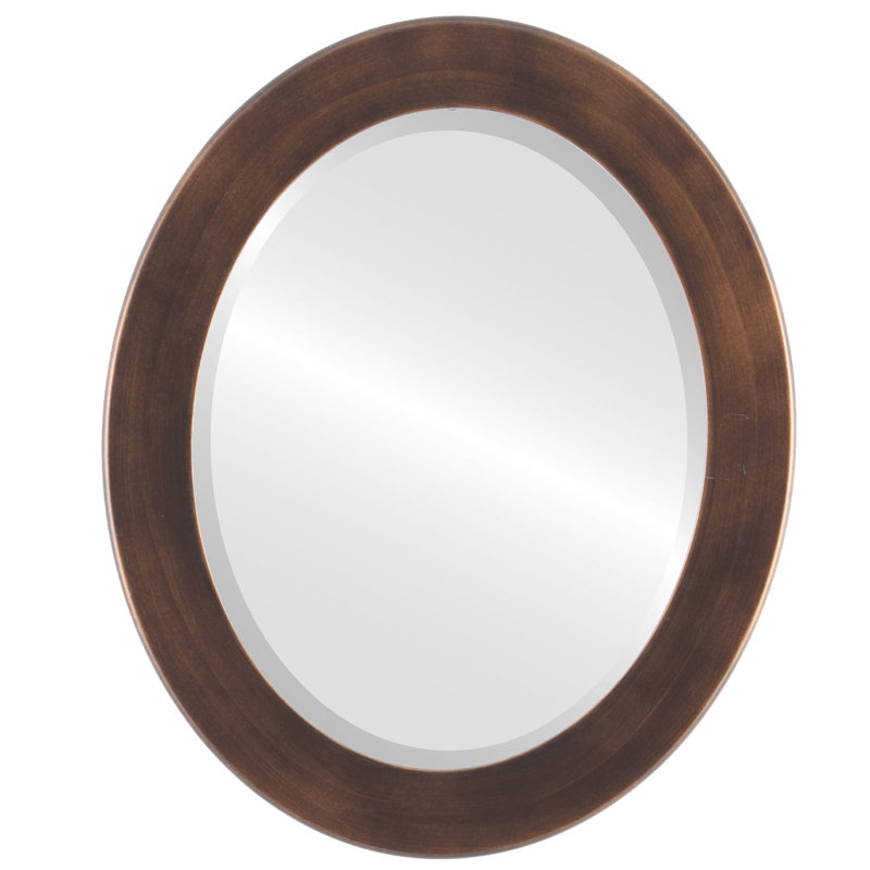 Raghul Wall Mirror, 31" H x 25" W, Rubbed Bronze