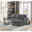 Canapé-lit modulaire U2660 gris avec tiroir