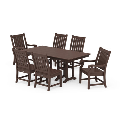 POLYWOOD x Birch Lane Verlyn 7-Piece Farmhouse Dining Set