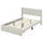 Queen Size Upholstered Platform Bed With A Big Drawer-1722537760