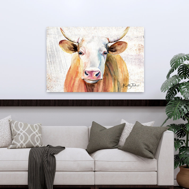 Art contemporain abstrait, Royal Steer, H 48 po x l 32 po