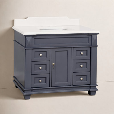 Ensa 42'' Single Bathroom Vanity with Top