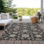 Tapis noir intérieur / extérieur lavable à la machine Segin ACN1149-109514215