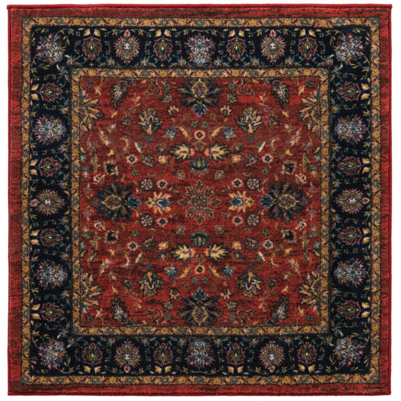 Artez Oriental Indoor Rug, Square 3'3"