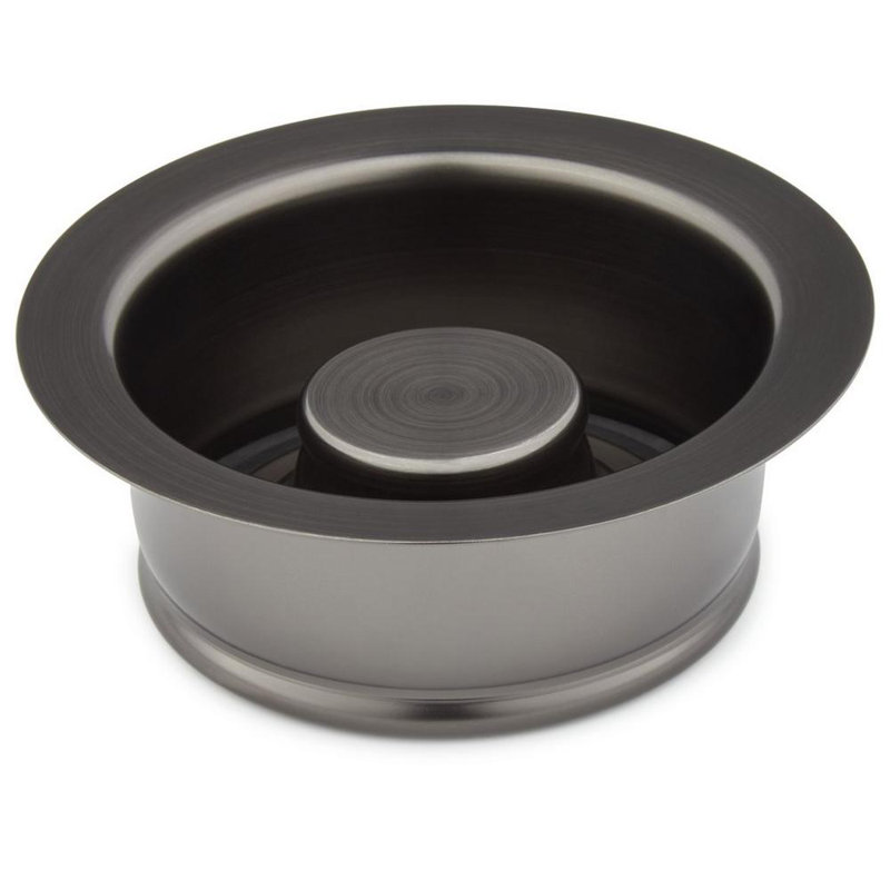 Bride et bouchon de broyeur de cuisine - 3,5 po, Bronze industriel