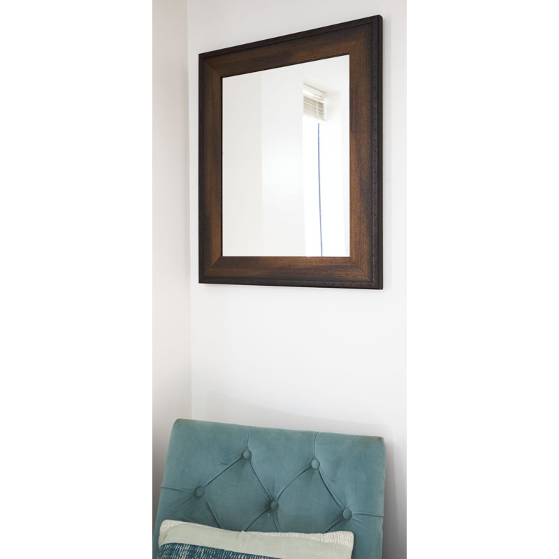 Miroir mural traditionnel Kamsiyo, H 38,5 po x l 32,5 po